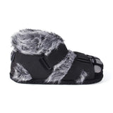 Gray and Black Hairy Feet