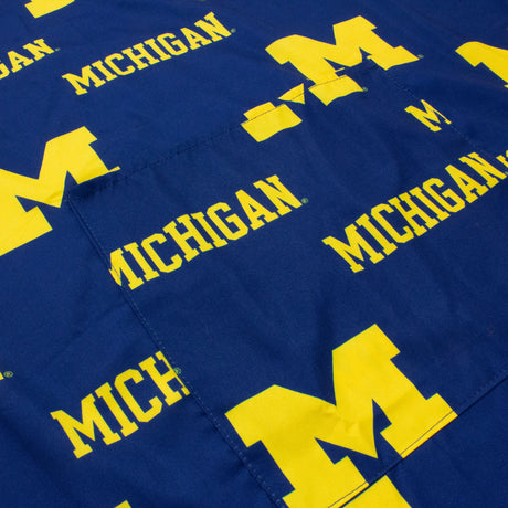 Michigan Wolverines Grilling Tailgating Apron with 9" Pocket, Adjustable