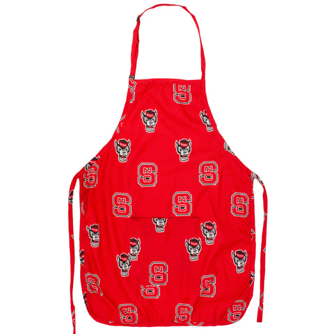 North Carolina State Wolfpack Grilling Tailgating Apron with 9" Pocket, Adjustable