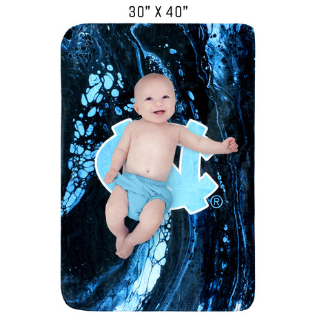 North Carolina Tar Heels Sublimated Soft Throw Blanket