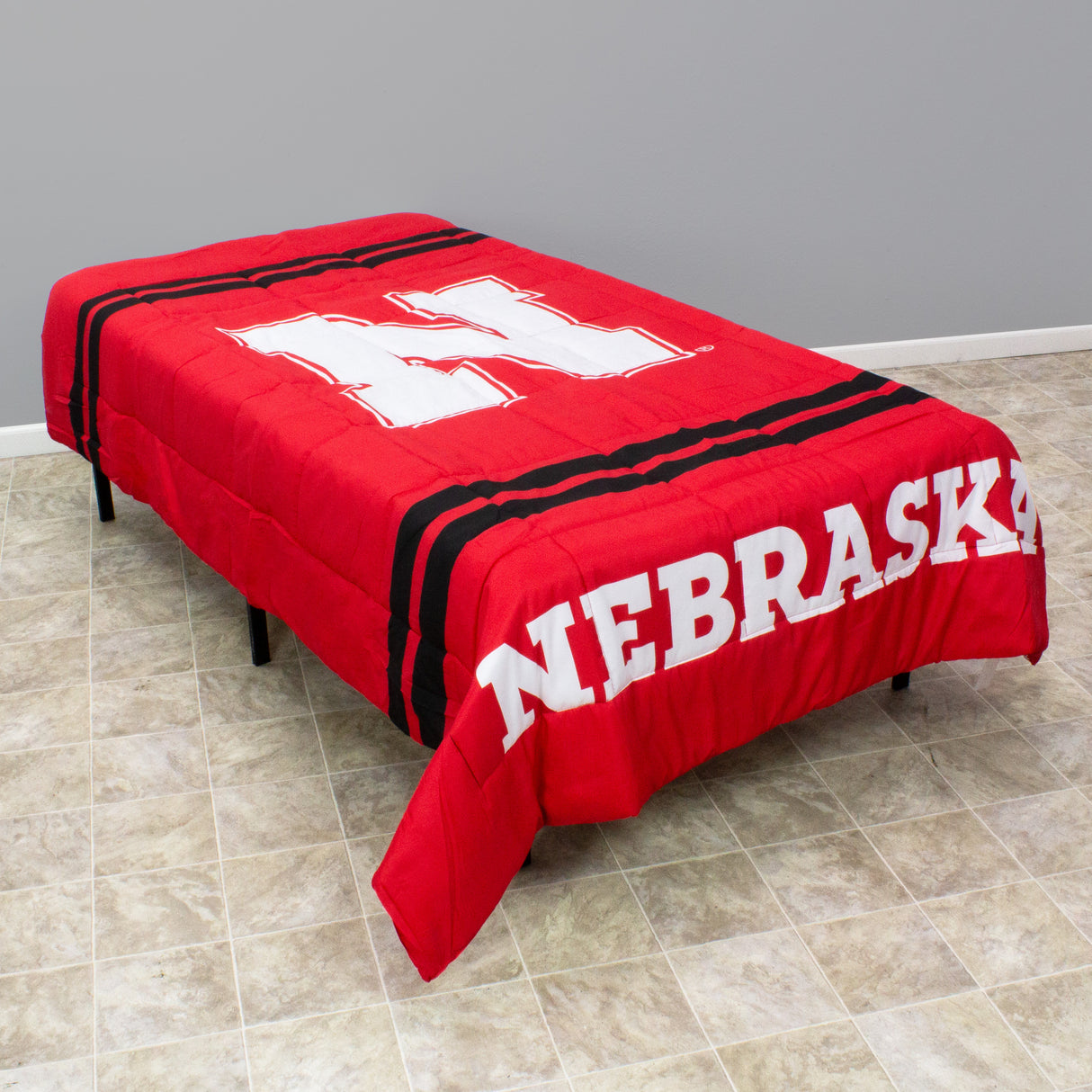 Nebraska Cornhuskers Reversible Big Logo Soft and Colorful Comforter