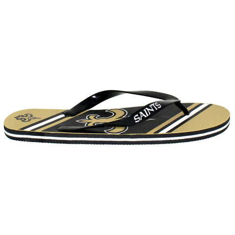 New Orleans Saints FOCO Big Logo Flip Flops