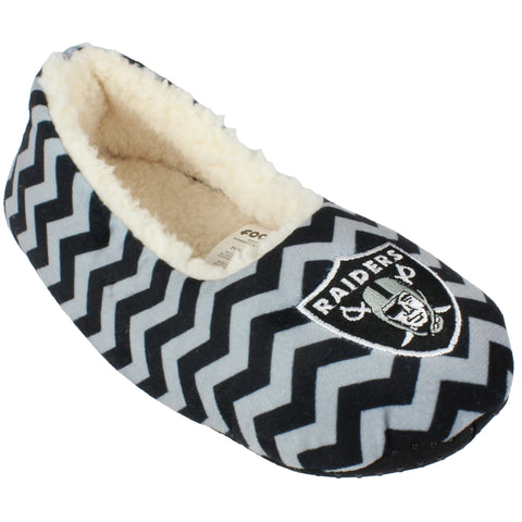 Las Vegas Raiders Cute Soft and Comfy Slip On Slipper