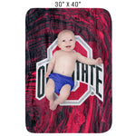 Ohio State Buckeyes Sublimated Soft Throw Blanket