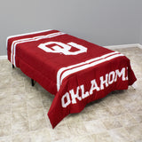 Oklahoma Sooners Reversible Big Logo Soft and Colorful Comforter
