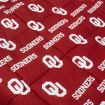 Oklahoma Sooners Reversible Big Logo Soft and Colorful Comforter