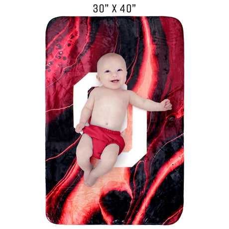 Oklahoma Sooners Sublimated Soft Throw Blanket