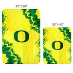 Oregon Ducks Sublimated Soft Throw Blanket