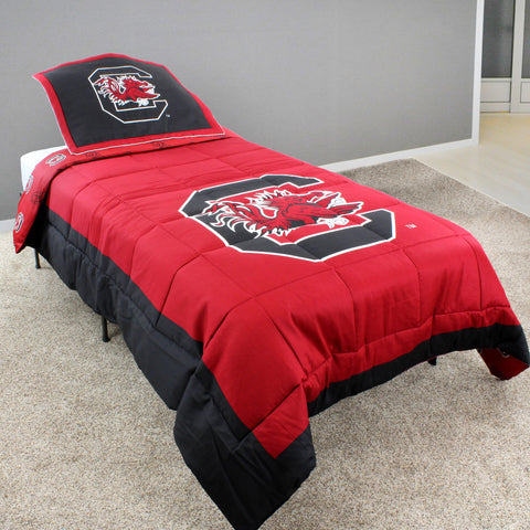 South Carolina Gamecocks Reversible Cotton Comforter Set