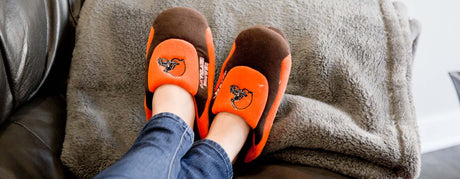 Cleveland Browns Low Pro ComfyFeet Indoor House Slippers