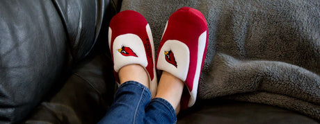 Arizona Cardinals Low Pro ComfyFeet Indoor House Slippers