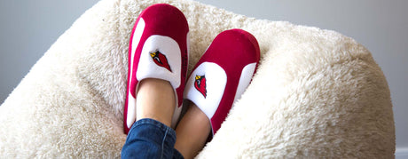 Arizona Cardinals Low Pro ComfyFeet Indoor House Slippers