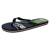 Seattle Seahawks FOCO Big Logo Flip Flops