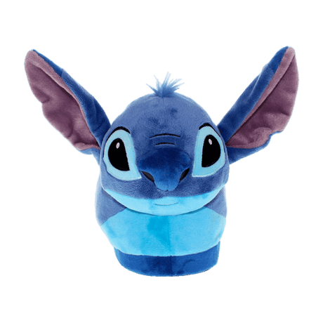 Stitch Disney slippers with big embroidered eyes and pink inner ears