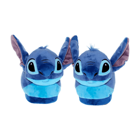 Plush Stitch house slippers with a cushioned sole for indoor wear