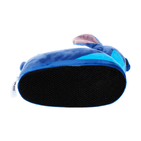 Stitch novelty slippers with plush ears and embroidered nose detail