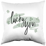 Lucky You Decorative Pillow, 2 Sizes, Made in the USA