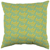 Lucky Decorative Pillow, 2 Sizes, Made in the USA