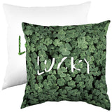 Lucky Clover Patch Decorative Pillow, 2 Sizes, Made in the USA