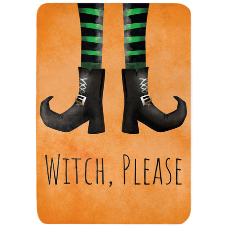 Witch, Please! Throw Blanket