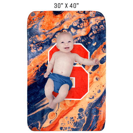 Syracuse Orange Sublimated Soft Throw Blanket