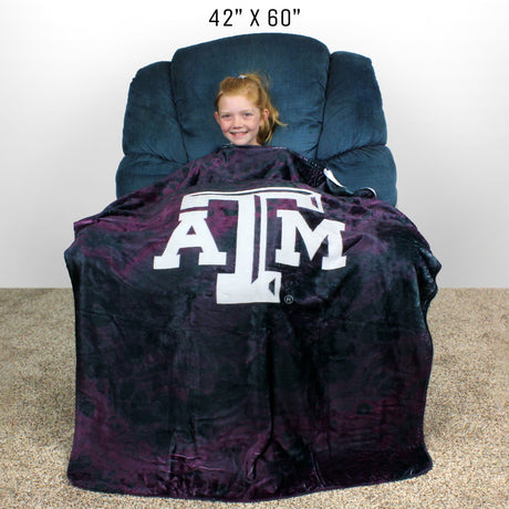 Texas A&M Aggies Sublimated Soft Throw Blanket