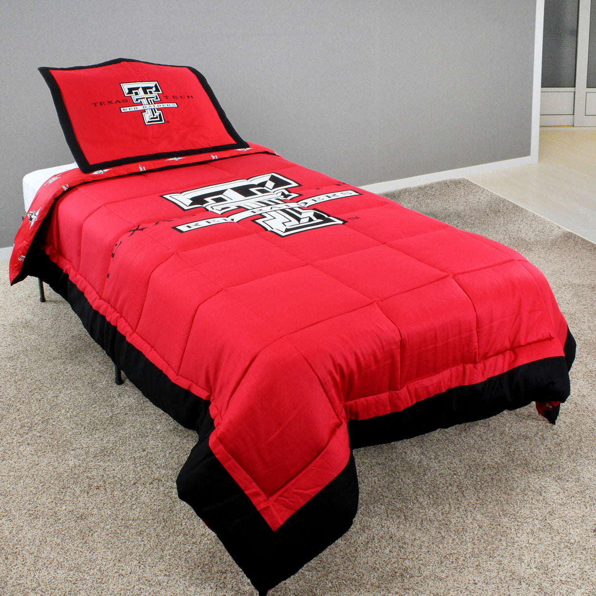 Texas Tech Red Raiders Reversible Cotton Comforter Set