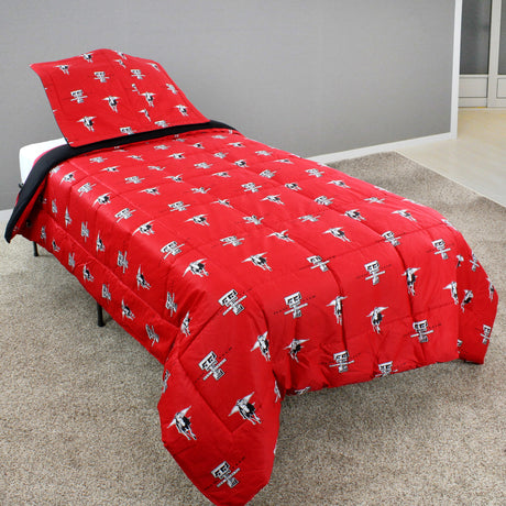 Texas Tech Red Raiders Reversible Cotton Comforter Set