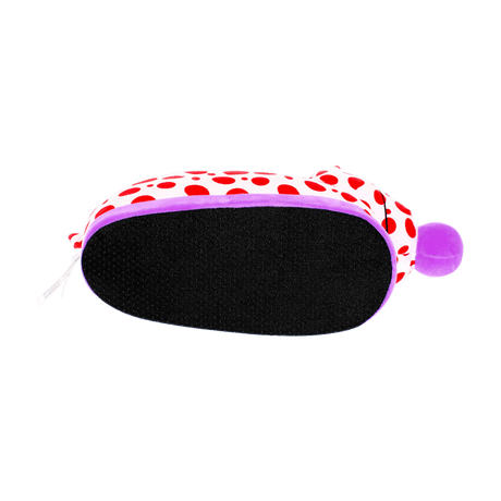 Red & White Woozle Slippers