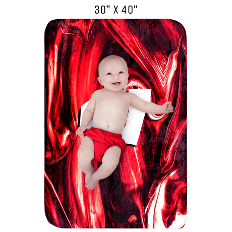 Wisconsin Badgers Sublimated Soft Throw Blanket