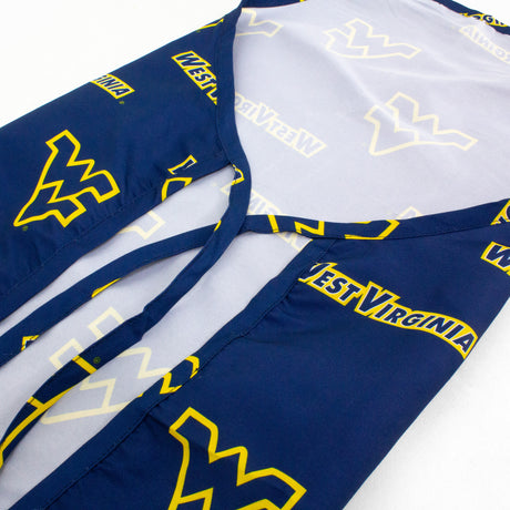 West Virginia Mountaineers Grilling Tailgating Apron with 9" Pocket, Adjustable