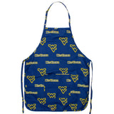 West Virginia Mountaineers Grilling Tailgating Apron with 9" Pocket, Adjustable