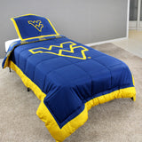 West Virginia Mountaineers Reversible Cotton Comforter Set