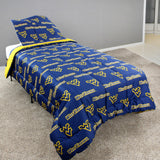 West Virginia Mountaineers Reversible Cotton Comforter Set