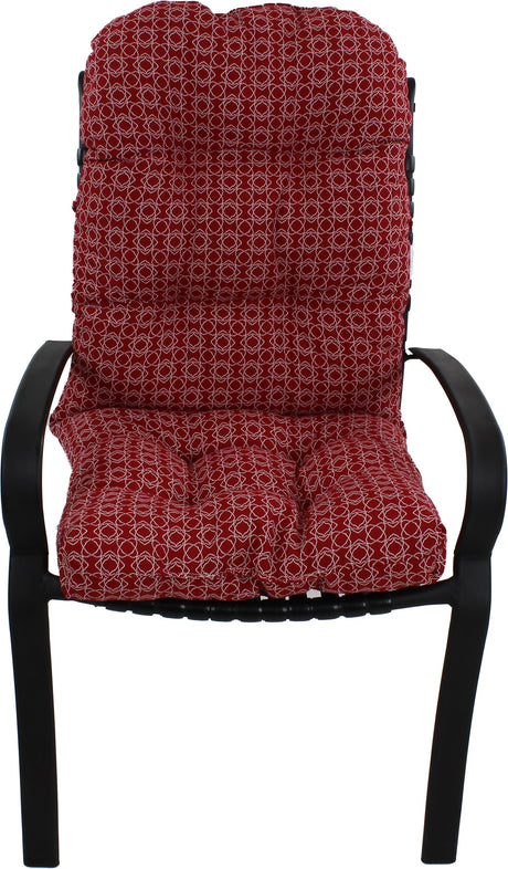 Garnet Harley Line Weave Adirondack Cushion