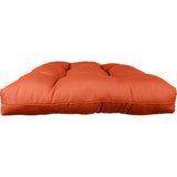Orange Indoor / Outdoor Seat Cushion Patio D Cushion