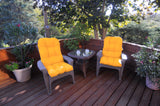Mustard Adirondack Indoor Outdoor Chair Cushion