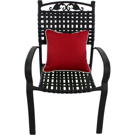 Red Outdoor Decorative Pillow