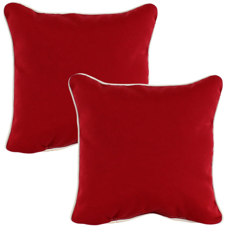 Red Outdoor Decorative Pillow