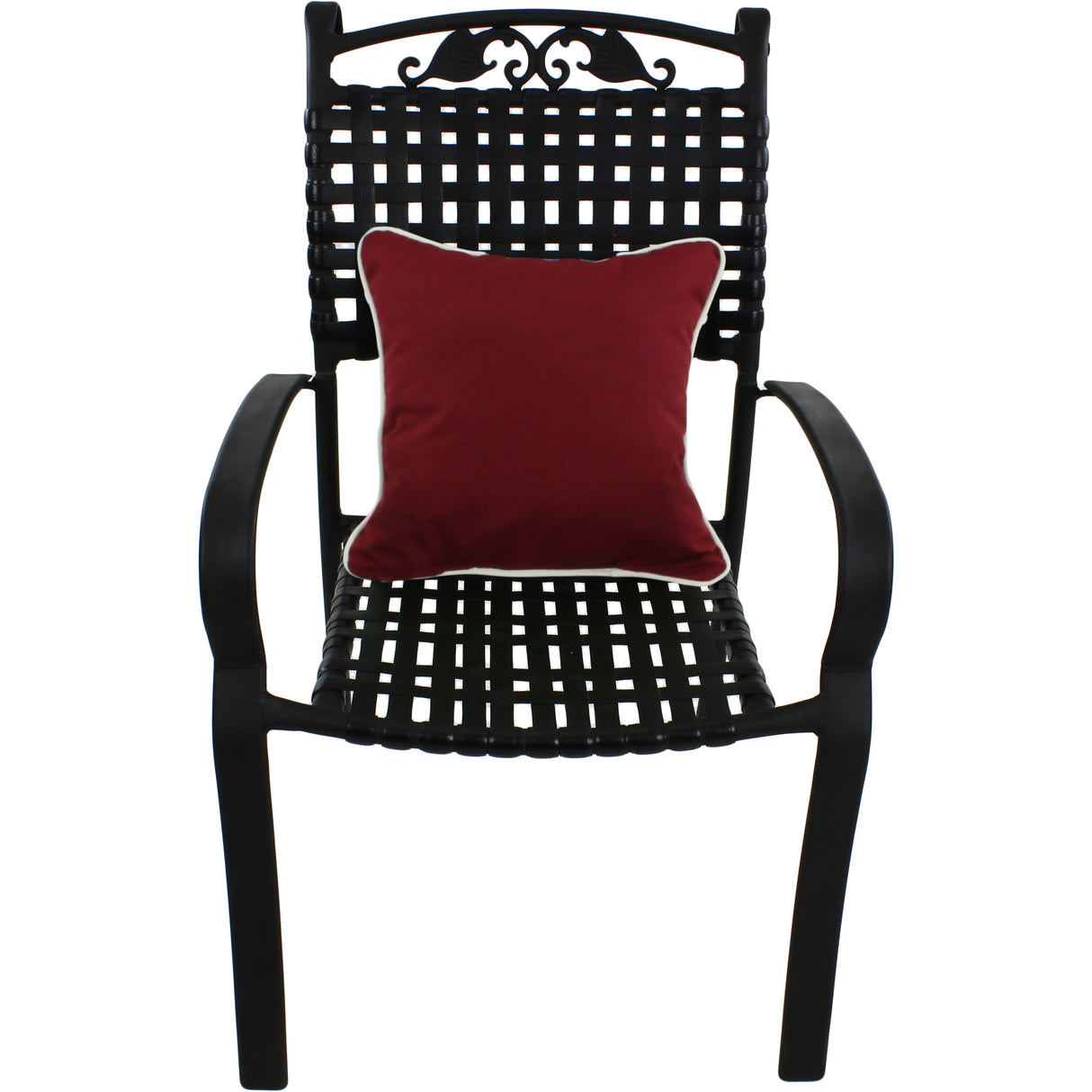 Burgundy Outdoor Decorative Pillow