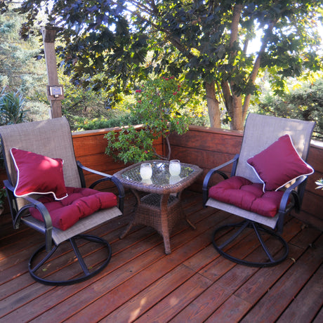 Burgundy Outdoor Decorative Pillow