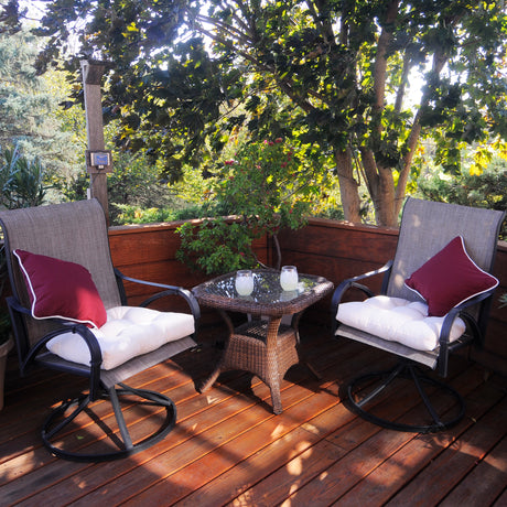 Burgundy Outdoor Decorative Pillow