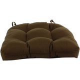 Brown Colored Indoor / Outdoor Seat Cushion Patio D Cushion