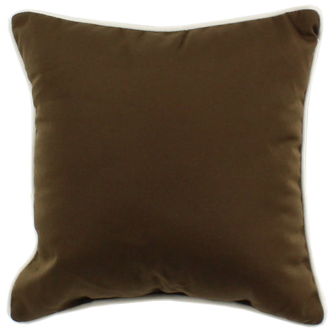 Brown Indoor / Outdoor Decorative Pillow