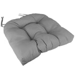 Gray Indoor / Outdoor Seat Cushion Patio D Cushion