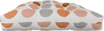 Tuscan Orange and Gray Big Dots Indoor / Outdoor Seat Cushion Patio D Cushion