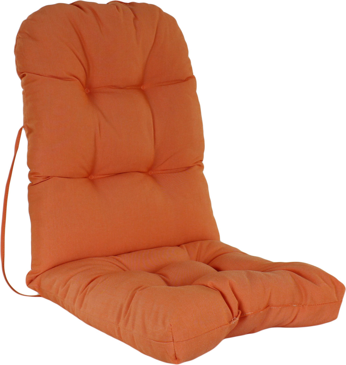 Tuscan Orange Canvas Adirondack Cushion