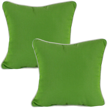 Celery Green Canvas Outdoor Decorative Pillow