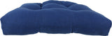 Midnight Blue Mainstreet Weave Indoor / Outdoor Seat Cushion Patio D Cushion