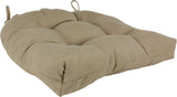 Wheat Brown Canvas Indoor / Outdoor Seat Cushion Patio D Cushion